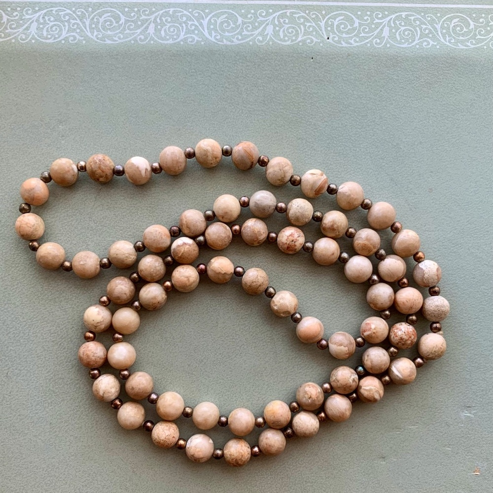 Jasper Bead Women Necklace